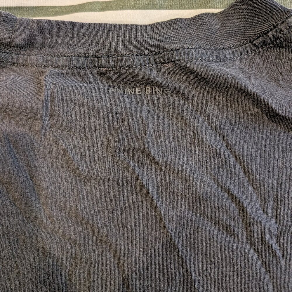 Anine Bing Cason Tee - Live the Dream Collection - Washed Black (M) - Picture 5 of 7